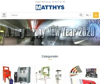 Matthys.net(Alles voor uw oldtimer restauraties) Screenshot