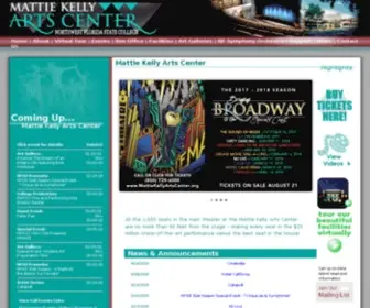 Mattiekellyartscenter.org(Mattie Kelly Arts Center) Screenshot