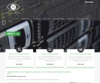 Mattimon.com(Monitoring made easy with affordable pricing for all businesses) Screenshot