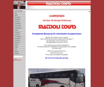 Mattioli-Tours.ch(Türkei) Screenshot