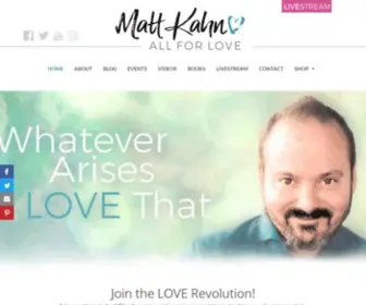 Mattkahn.org(Matt Kahn) Screenshot