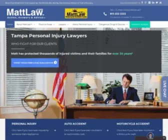 Mattlaw.com(Mattlaw) Screenshot