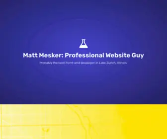 Mattmesker.com(Matt Mesker) Screenshot