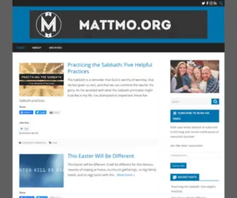 Mattmo.org(Thoughts on reaching the next generation) Screenshot