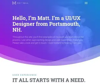 Mattneill.com(Creative Director) Screenshot