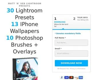 Mattnsebcourses.com(Lightroom Presets) Screenshot