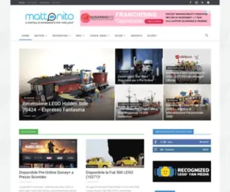 Mattonito.com(Notizie, Curiosità e Sconti dal mondo LEGO®) Screenshot