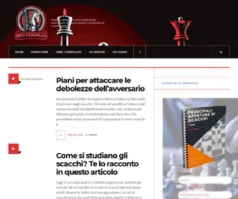 Mattoscacco.com(Impara a giocare a scacchi migliorando velocemente attraverso lezioni e videolezioni di scacchi gratis) Screenshot