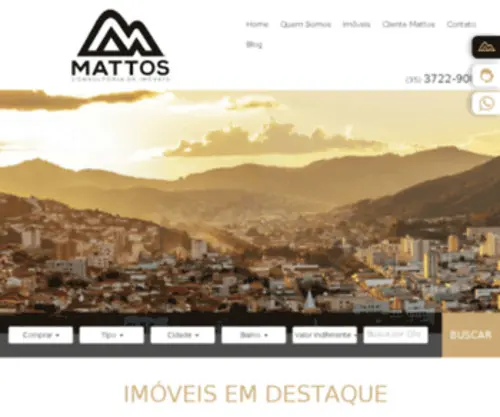 Mattosonline.com.br(Mattos Consultoria de Imóveis) Screenshot