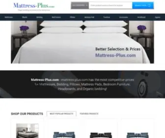 Mattress-Plus.com(Has the most competitive prices for Mattresses) Screenshot