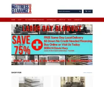 Mattressclearanceusa.com(Mattress Clearance USA) Screenshot