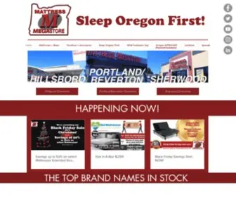 MattressmegaStores.com(Mattress MegaStore Hillsboro) Screenshot