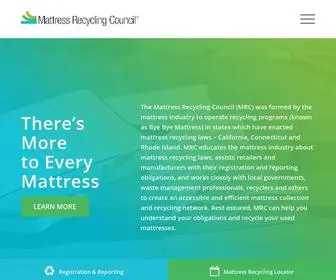 Mattressrecyclingcouncil.org(Mattress Recycling Council (MRC)) Screenshot