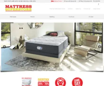 MattresssuperStore.com(Mattresses, Bedding, Pillows, Furniture in Revere MA) Screenshot