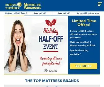 Mattresswarehouse.com(Mattress Warehouse) Screenshot