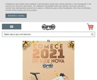 Mattric.com.br(Loja de Artigos Esportivos) Screenshot