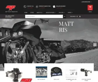 Mattrisleyinnovation.com(Matt Risley Innovation (MRI CUSTOMS) Custom Harley Fuel Tanks) Screenshot