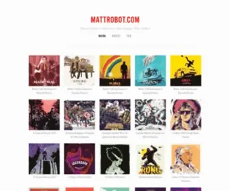 Mattrobot.com(The portfolio of New Hampshire) Screenshot