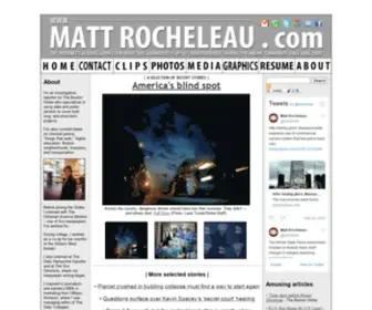 Mattrocheleau.com(Journalist) Screenshot