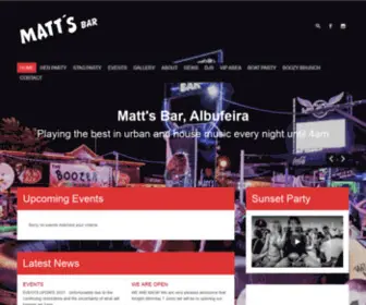 Mattsbar.net(Matt's Bar) Screenshot