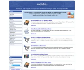 Mattsbits.co.uk(MattsBits) Screenshot