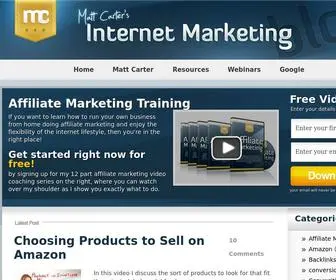 Mattsmarketingblog.com(Free Affiliate Marketing Coaching) Screenshot