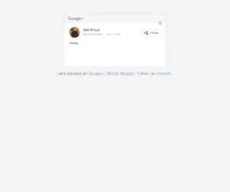 Matttproud.com(matttproud) Screenshot