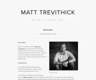 Matttrevithick.com(Matt Trevithick) Screenshot