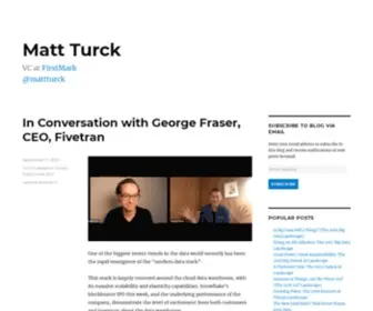 Mattturck.com(Matt turck) Screenshot