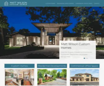 Mattwilsonco.com(Matt Wilson Custom Homes) Screenshot