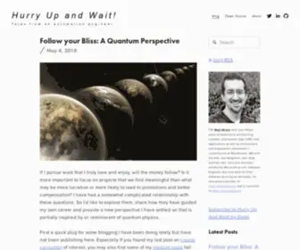 Mattwrock.com(Hurry Up and Wait) Screenshot