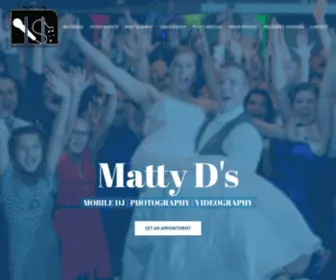 Mattydwed.com(Matty D's Mobile DJ and Photography) Screenshot