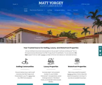 Mattyorgey.com(Matt Yorgey South Florida Realtor) Screenshot