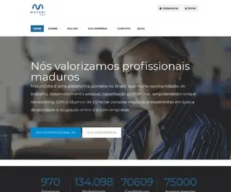 Maturi.com.br(Oportunidades de trabalho e desenvolvimento para pessoas maduras) Screenshot
