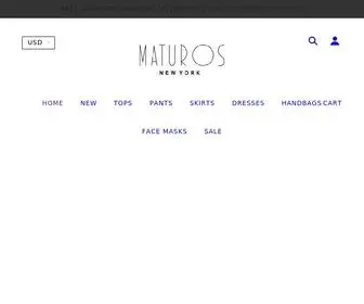 Maturosnyc.com(Maturos New York) Screenshot