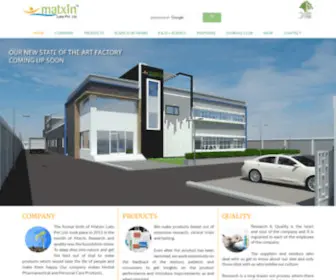 MatXinlabs.com(Matxin Labs Pvt Ltd) Screenshot