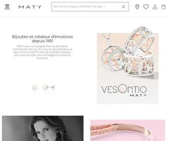 Maty.com(Bijoux homme) Screenshot