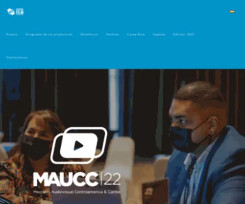 Maucc.net(Mercado Audio Visual Centro America & Caribe) Screenshot