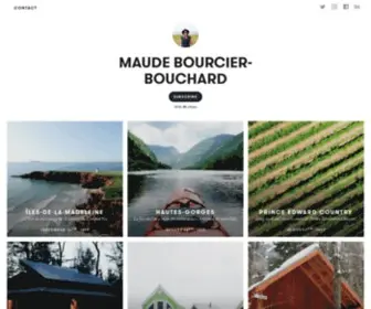 Maudebourcierbouchard.com(Maude Bourcier) Screenshot
