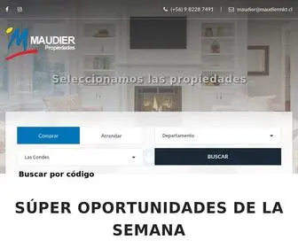 Maudier.cl(Maudier Propiedades) Screenshot