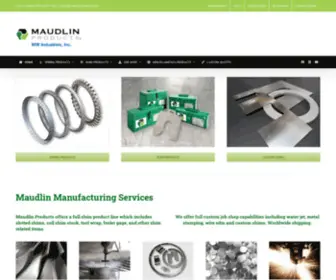 Maudlinproducts.com(Shim and Custom Shims) Screenshot