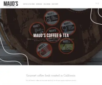 Maudscoffee.com(Maud's Coffee & Tea) Screenshot