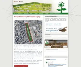 Mauerpark.info(Freunde des Mauerparks e.V) Screenshot