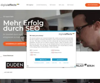 Maufschmidt.de(Die SEO Agentur Digitaleffects aus Berlin bietet Ihnen eine Komplettbetreuung) Screenshot
