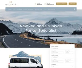 Maugers.com(Minivan, Minibus, Coach Hire) Screenshot