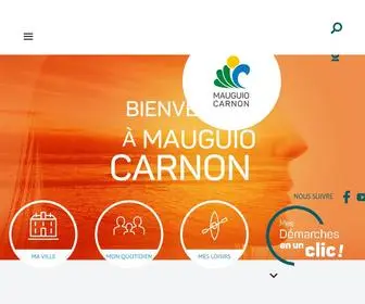 Mauguio-Carnon.com(Site officiel de la Mairie de Mauguio) Screenshot