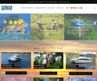 Mauiactivitiesstore.com(Book the Top 10 Maui Activities at the Lowest Prices) Screenshot