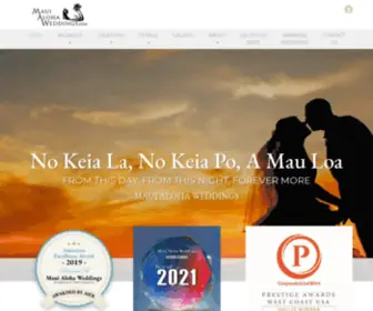 Mauialohaweddings.com(Maui Hawaii Weddings) Screenshot