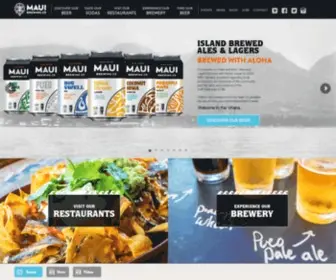 Mauibrewing.com(Maui Brewing Company) Screenshot