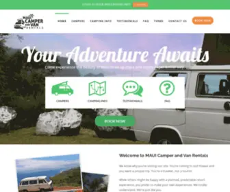 Mauicamperandvanrentals.com(Maui Camper and Van Rentals) Screenshot